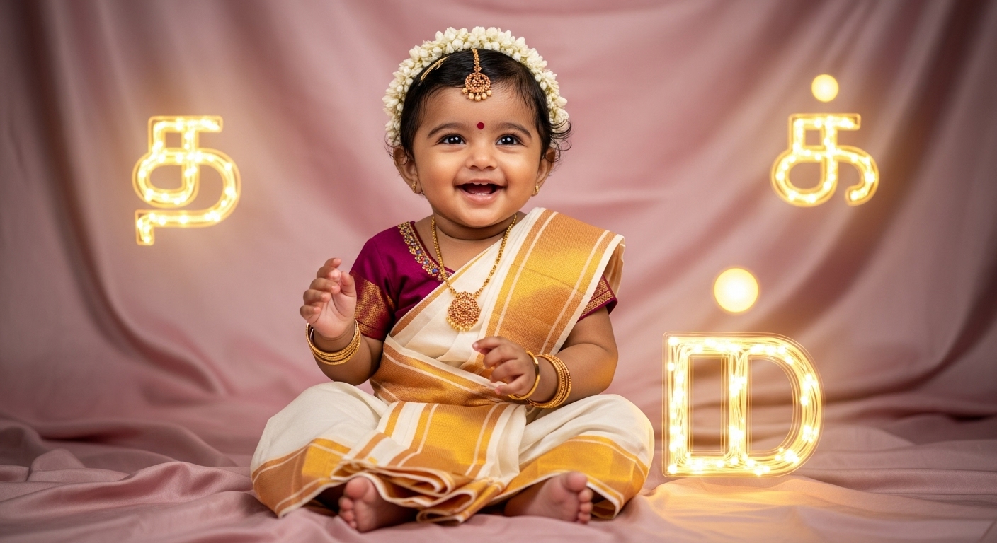 Pure Tamil Baby Girl Names Starting with D 2025