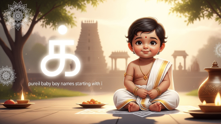 Pure Tamil Baby Boy Names Starting with i